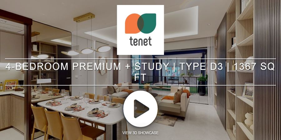 Tenet EC 4-Bedroom Premium + Study 3D